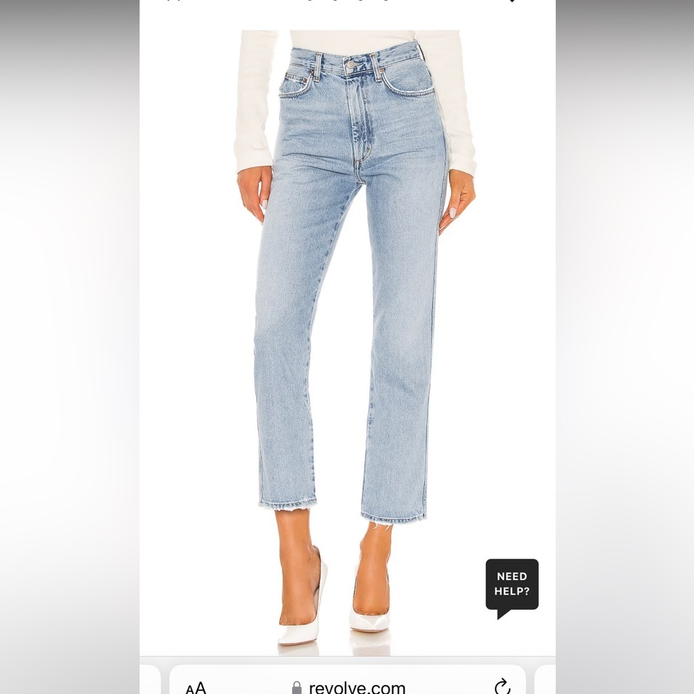 Agolde 90s pinch waist riptide